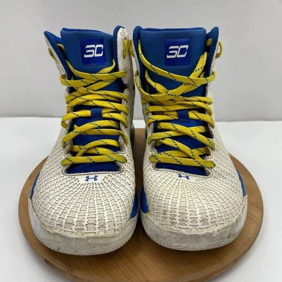 Stephen Curry Under Armour Clutchfit Drive Youth Warriors White